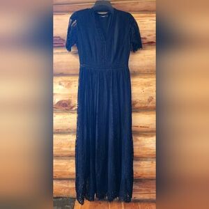 Vintage Black Lace Dress